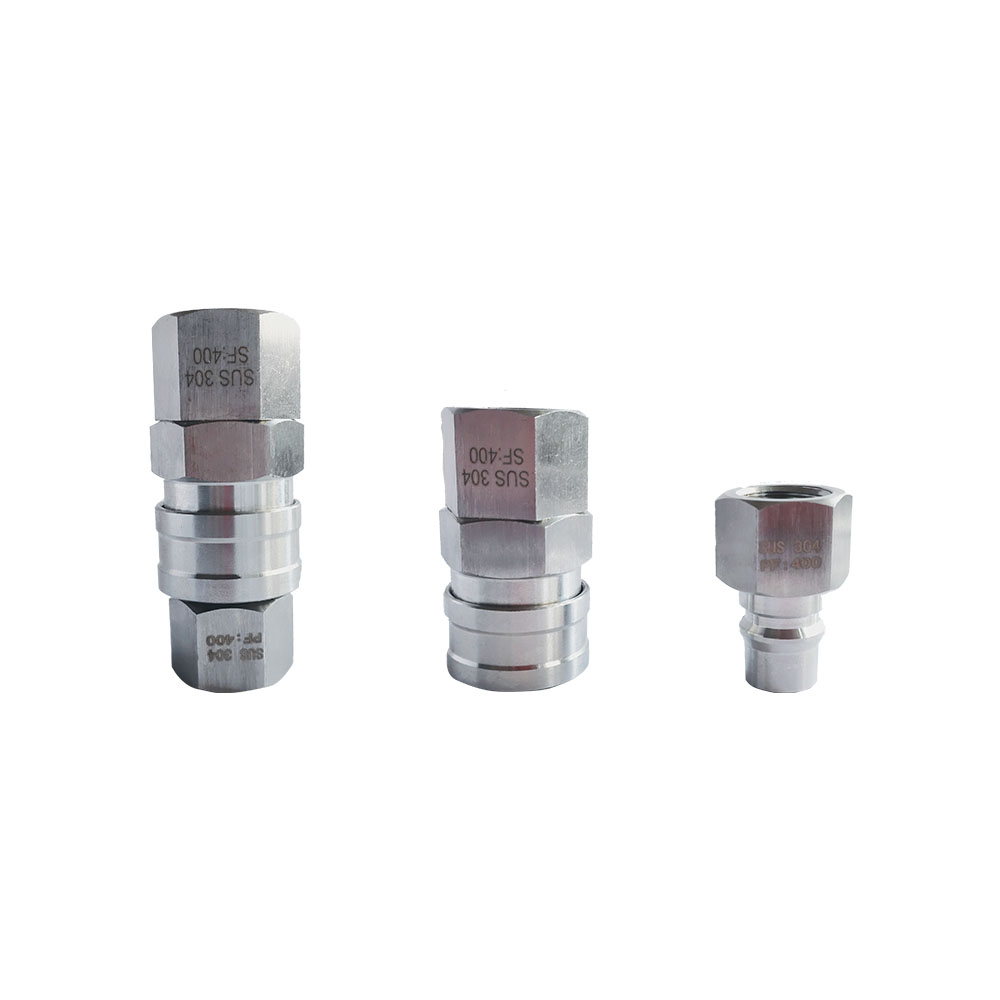 SUS304 (45# steel) air pipe quick connector SF/PF series